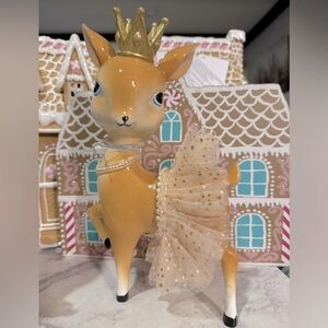 Viral TikTok Bella Lux retro ballerina deer Pink Christmas